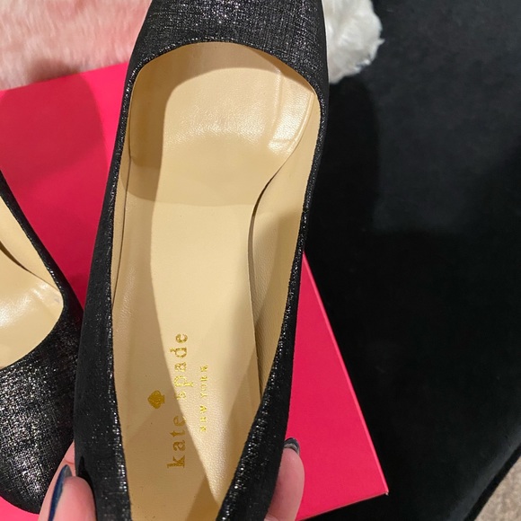 Kate Spade Nikki Platform Print Suede Heels - Picture 5 of 7